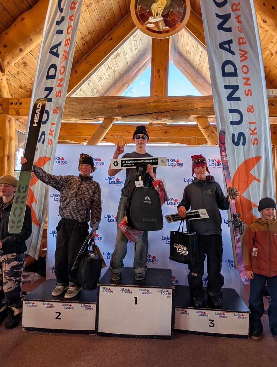 team_giver's tweet photo. Stomp Dog @rudysteeves_3 taking home the top spot at Lake Louise!! 📷 We are soooo stoked for you bud! Cayce Milan with a solid performance ending up in 7th. At Panorama Amelia Weaver fought her way up to 4th place! https://t.co/the67M3yUq