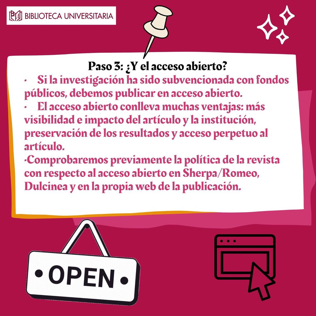 BibliotecaUCLM's tweet photo. ¿Necesitas ayuda para saber elegir la revista en la que se debe publicar una investigación?¡No te pierdas estos consejos!#apoyoalainvestigación https://t.co/NLxYu9CH9h