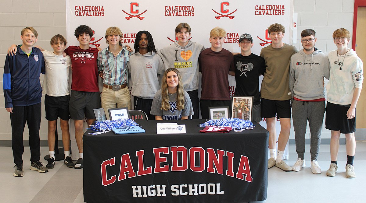 LCSD_MS's tweet photo. Amy Williams successfully navigated a transition to Caledonia High for her senior year. On Tuesday, that adjustment helped her realize an opportunity to play soccer at Mississippi University for Women. To read more, go to: https://t.co/sfjJebzthM and scroll down to Recent News. https://t.co/roVpJDM7Gr
