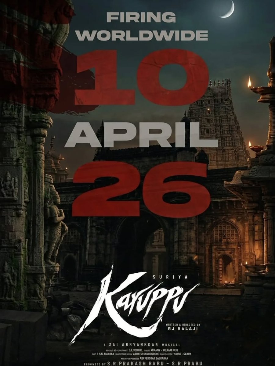 April 10.2026 #Karuppu 🔥🔥🔥🔥

<a href="/Suriya_offl/">Suriya Sivakumar</a>