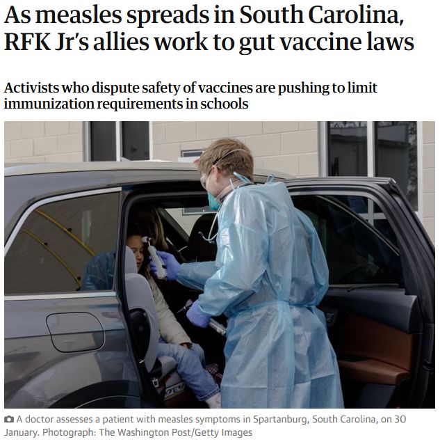 Just two months into 2026, the U.S. has almost half as many measles cases as all of last year. Meanwhile, RFK Jr. and his pick for Surgeon General refuse to endorse vaccines. Instead of taking shots at science, they should be pushing the truth: measles vaccines are the best way