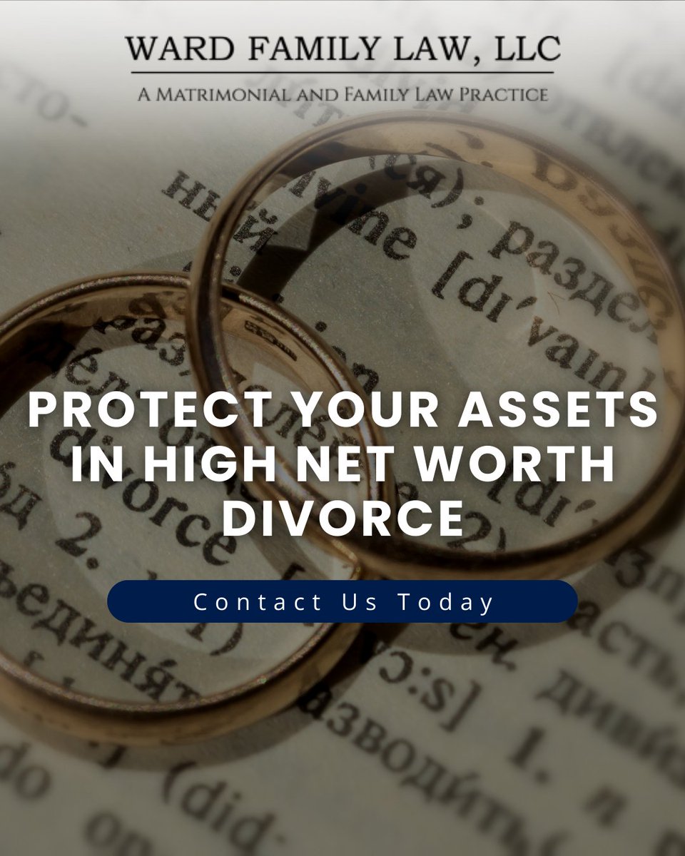 WARDFAMILYLAW1's tweet photo. High net worth divorce involves intricate asset division and financial complexities. Trust WARD FAMILY LAW, LLC for precise legal help tailored to your unique case.
#Divorce #DivorceLawyer

https://t.co/CZAUapZo9z https://t.co/RJPT31CMwa