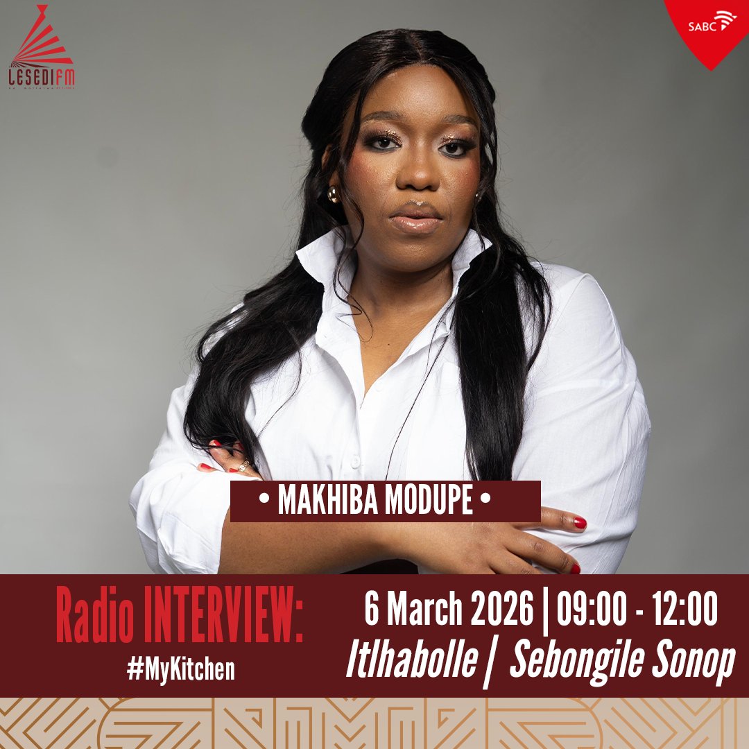 LesediFM's tweet photo. #Itlhabolle le Sebongile Sonop
๐คRe bua le Makhiba Modupe ho #MyKitchen
#65KeMollelwa
๐: 086 000 3084
๐ฒ: 083 284 0008
๐: https://t.co/SdWJ7CZihK https://t.co/YuNZkGkbBi