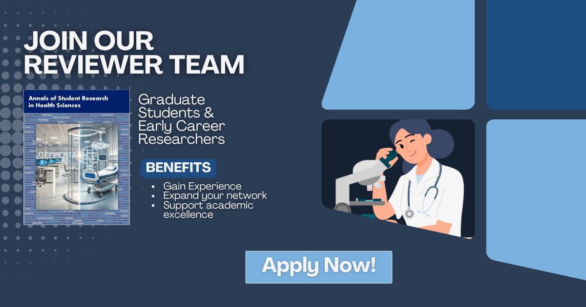 ASRHEditors's tweet photo. Interested in guiding and supporting student research? #ASRH welcomes experienced peer reviewers to help mentor emerging authors and uphold research quality. Apply here: https://t.co/fuOBJ8xD4O #medicalresearch #healthsciences @ifmsa @ipsforg @ensa_nursing @JosephHageman8 https://t.co/CPuFBEuqT5