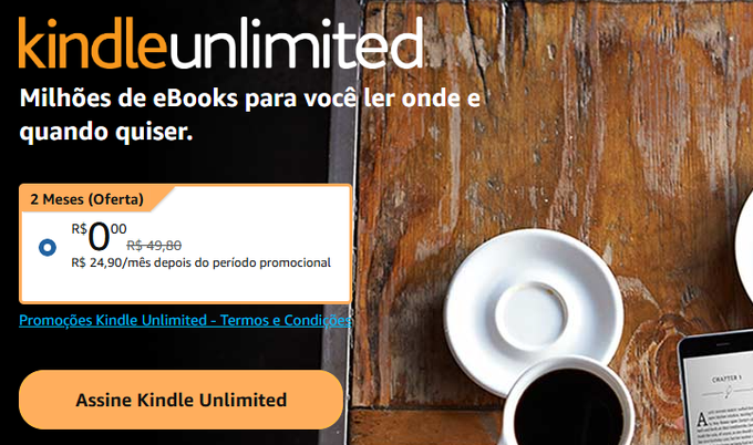 promonossabr's tweet photo. OLHA O KU GRÁTIS PASSANDO 😱

📚 Kindle Unlimited GRÁTIS POR 2 MESES!

Veja se está disponível para a sua conta!
➡️ https://t.co/84oAlzGyte

✅ Mais de um milhão de títulos para você escolher;
✅ Leia em qualquer dispositivo;
✅ Cancele quando quiser. https://t.co/Xh7QTp6vzK