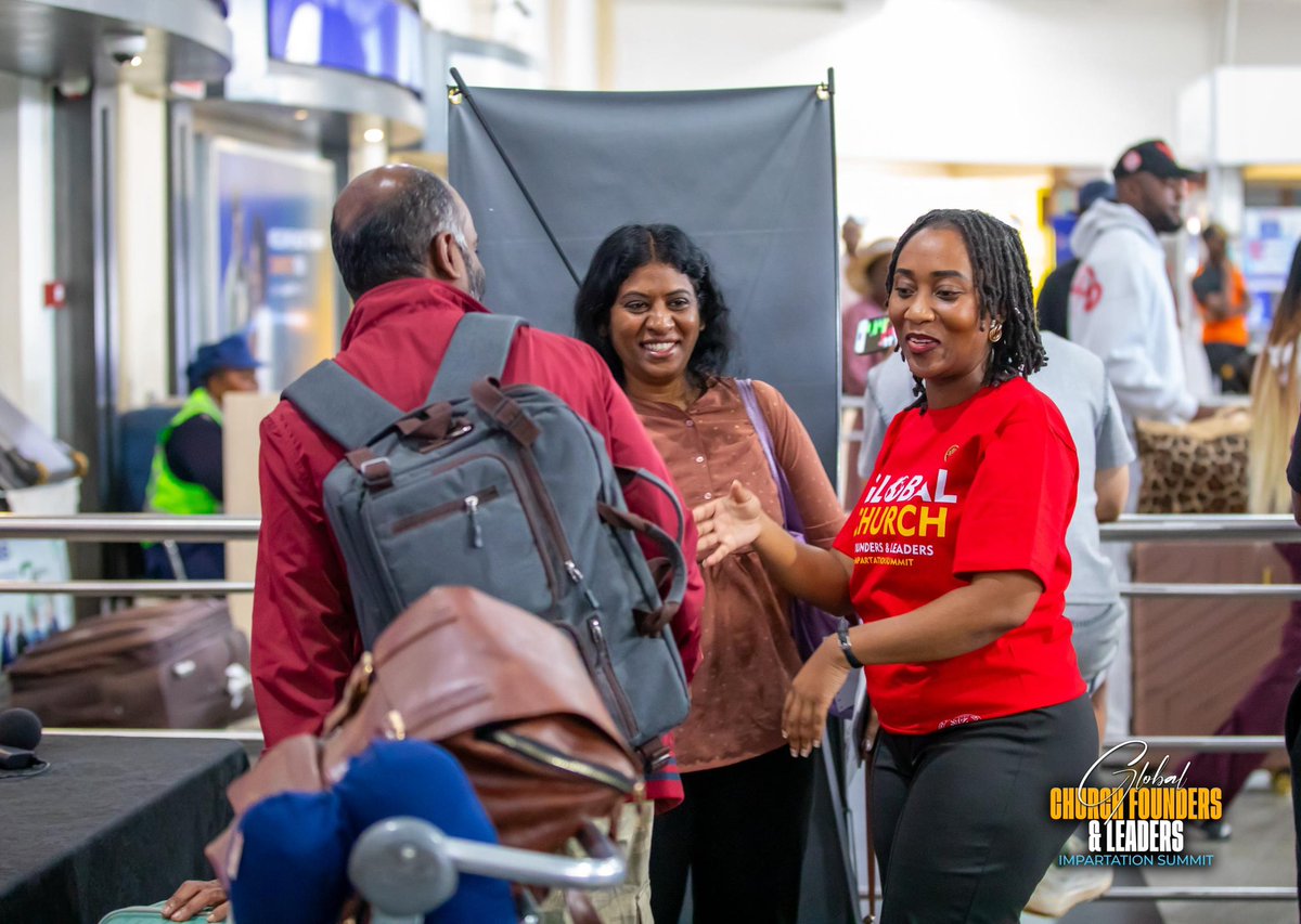 ProphetUebertTV's tweet photo. Delegates have already started to arrive at Harare International Airport, from all across the world, in preparation for tomorrow's 'Global Church Founders and Leaders Impartation Summit' with Prophet Uebert Angel.

You still have time to join us!

#Zimbabwe #Harare #Impartation https://t.co/CKReXgV455