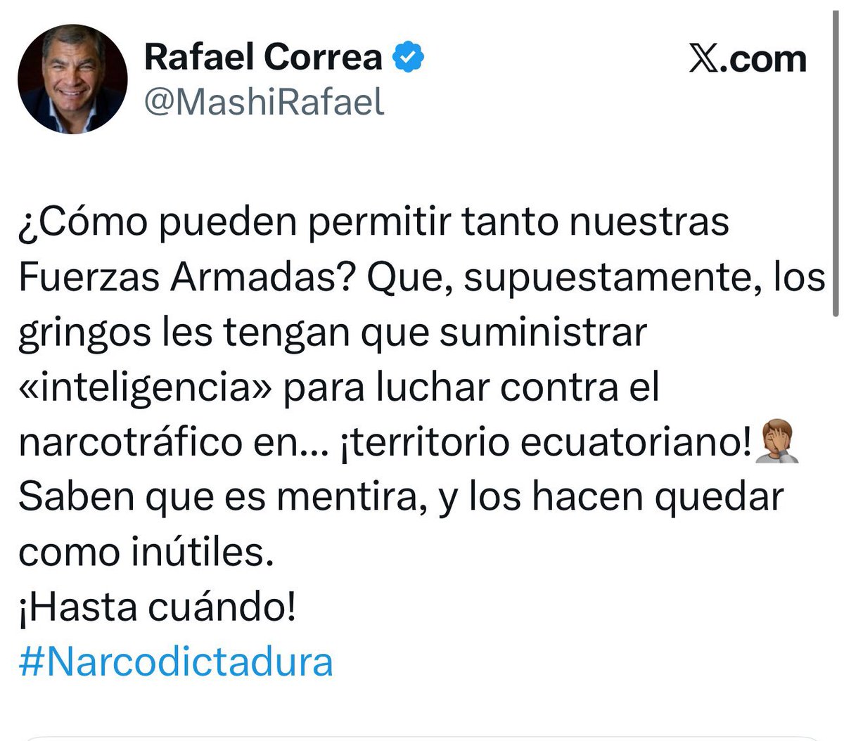 El crimen organizado es transnacional, la cooperación es estándar técnico global. Que lo cuestione quien gobernó 10 años negando esa cooperación, mientras las mafias se instalaban en el país, no es defensa de soberanía, es el origen del problema.