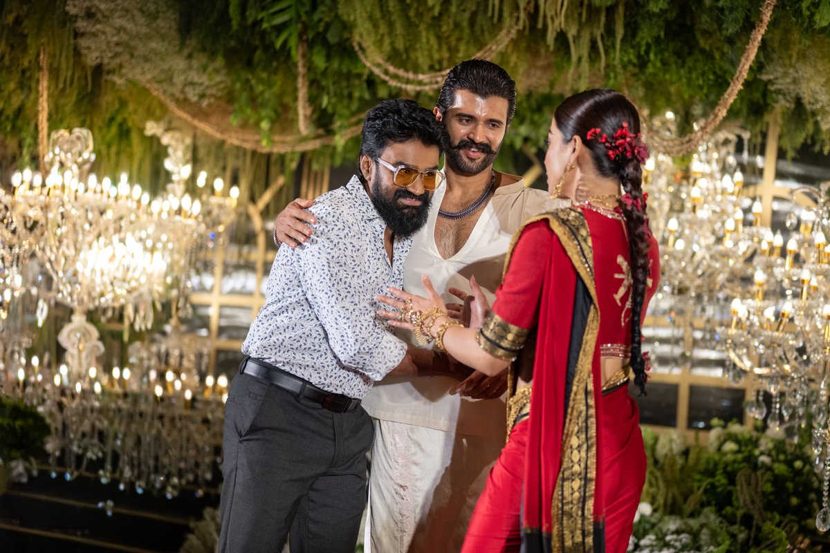 The man who was the reason for the love between Geetha (Rashmika) and Govind (Vijay) in #GeethaGovindam 

#RahulRamakrishna at #Viroshreception