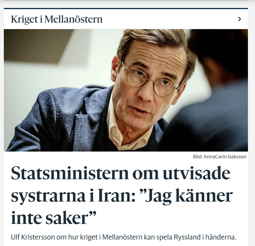 DavidJansson76's tweet photo. Ulf #Kristersson, #statsminister:n med ett #hjärta av #sten!🤬👎 https://t.co/aqUEeIV2xD