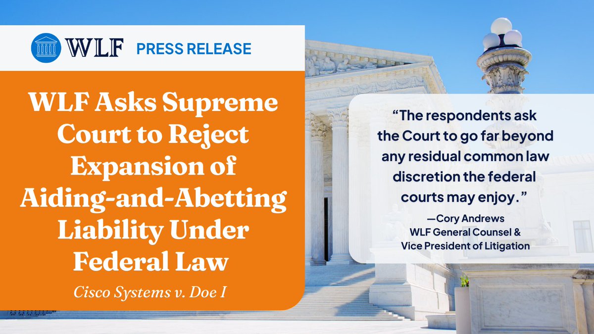 Washington Legal Foundation tweet media