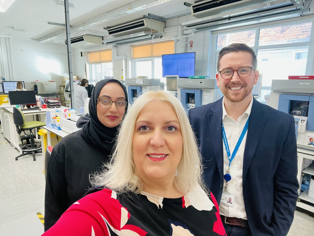 SagharMc's tweet image. Finally made it out to the laboratories at The Christie — such a pleasure spending time with committed teams delivering vital diagnostics every day. Exciting developments ahead for the services. More visits like this please! 👏🏻
#Leadership #Healthcare #Laboratory #Diagnostics