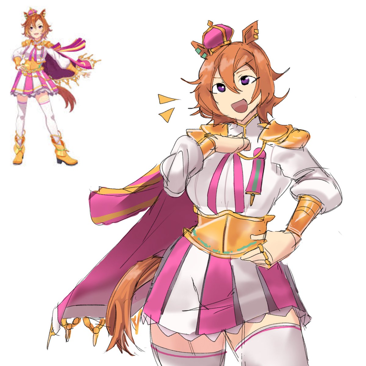 probably the last uma post for a bit #umamusumeprettyderby