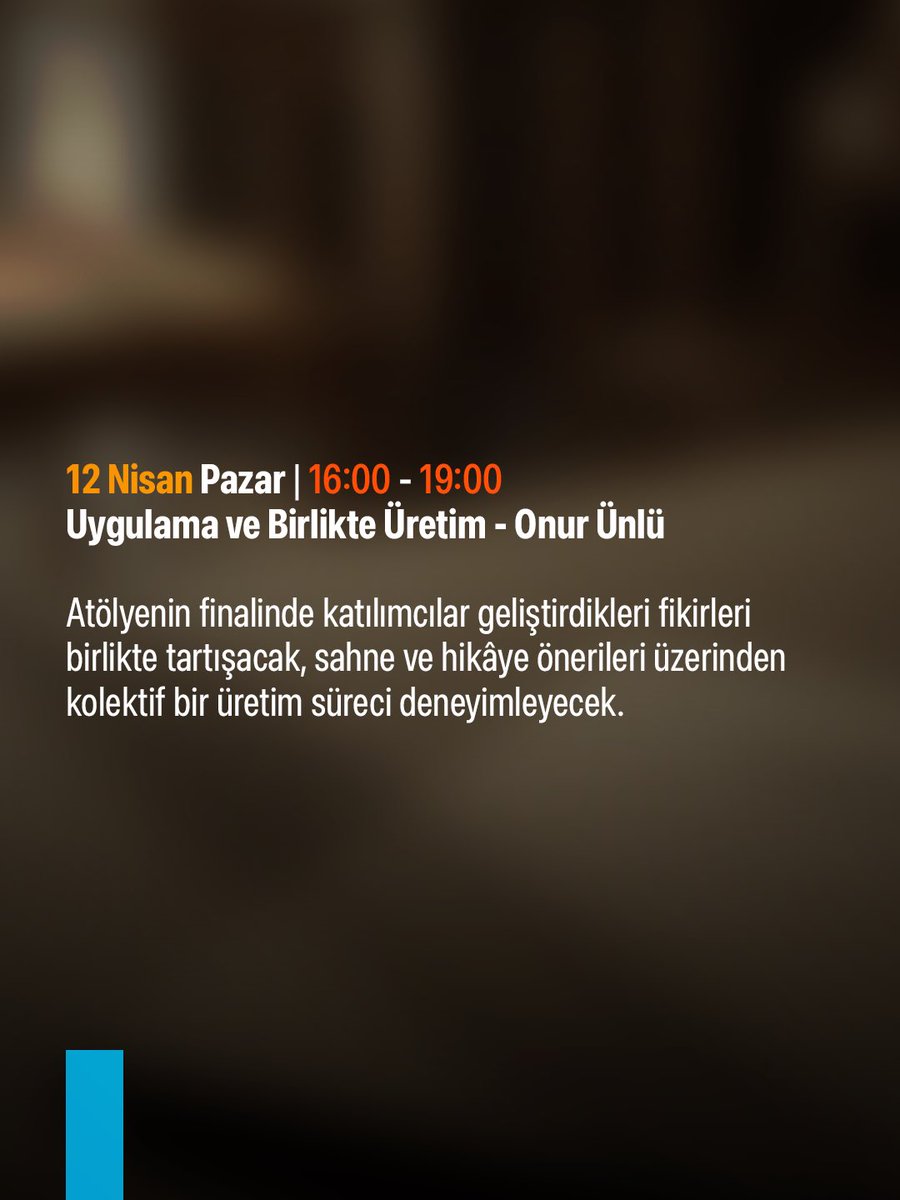 amid_art's tweet photo. Ama bu üç günün (15 saat) sonunda dağılmayacağız, derslerin bitimini takip eden haftalarda bizden geri dönüşler alarak öğrendiğiniz tekniklerle kendi senaryonuzutamamlayabileceksiniz! https://t.co/yxa0YpPwoq