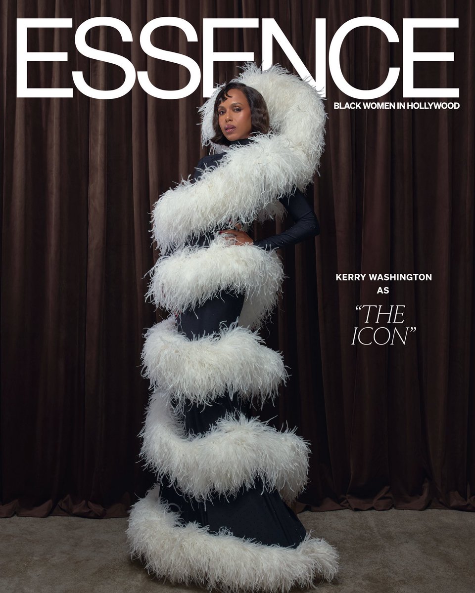 Kerry Washington graces the cover of the latest issue of ESSENCE, photographed by Peace Bureau.
