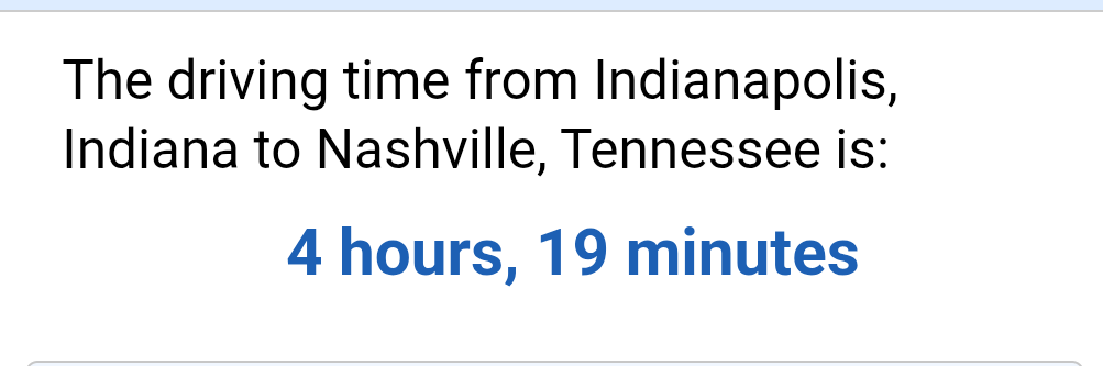 Luckily you won't have to travel very far pal