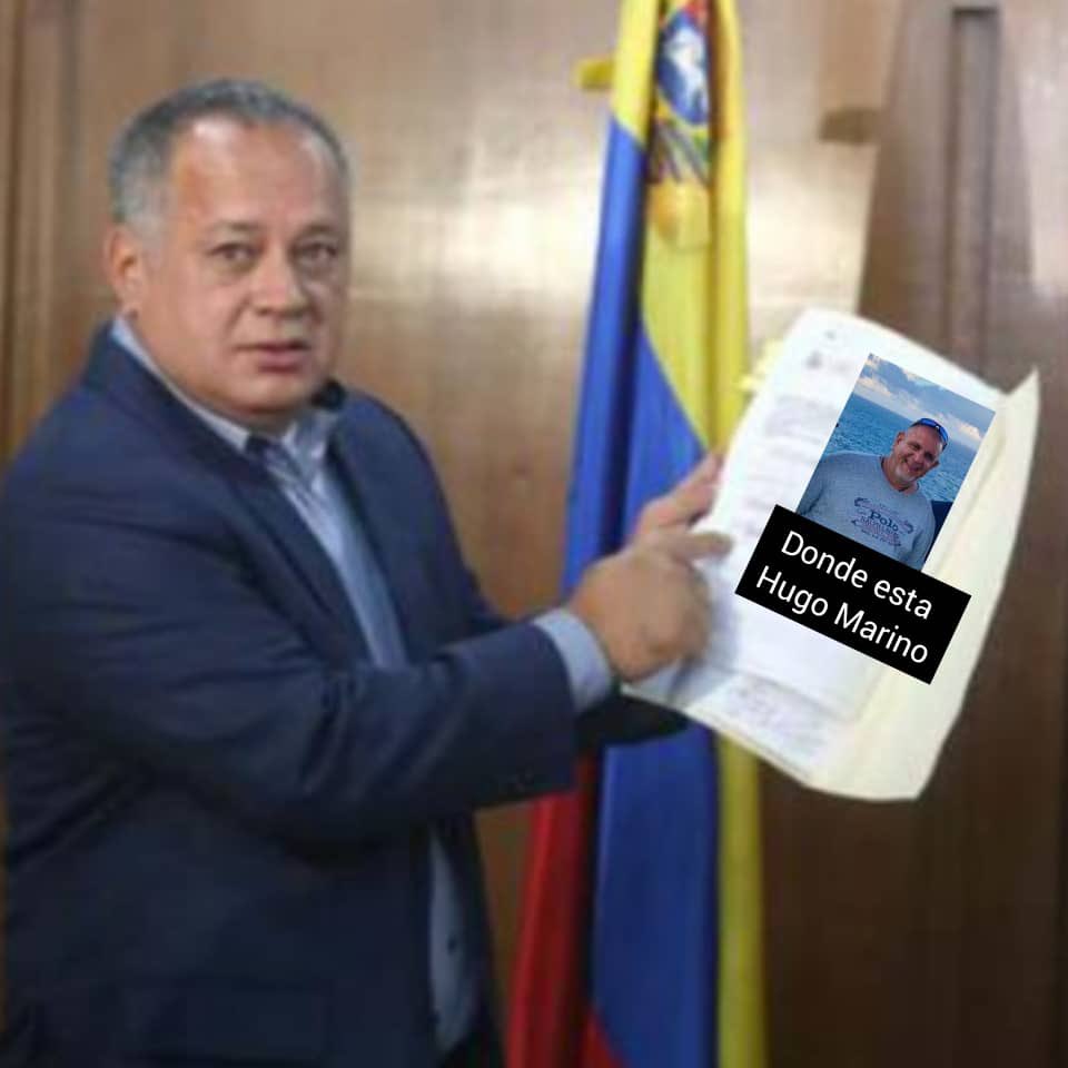 <a href="/dcabellor/">Diosdado Cabello R</a> Donde está Hugo Marino será que por fin me vas a responder donde tienes a mi hijo o que le hicistes