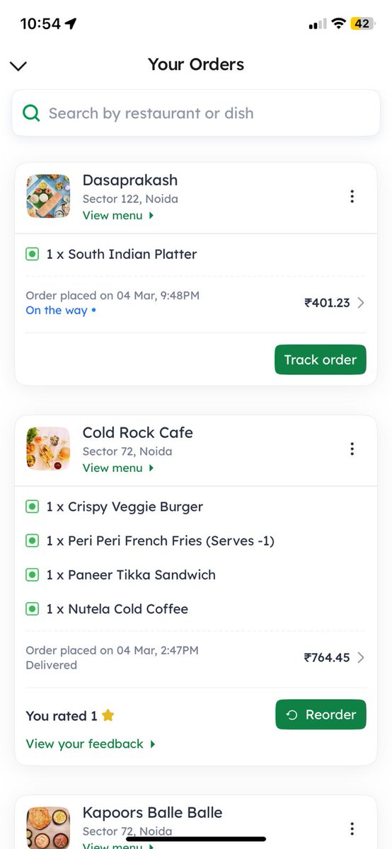 bbpremi's tweet photo. @zomatocare @zomato @deepigoyal highly disappointing experience...order dinner at 9.48 pm and not received food till 10.45. when called restaurant, they are of no help, rider informed he has no such order, zomato refused to cancell order. Who eat dinner at 11pm. https://t.co/1taXsIzeaH