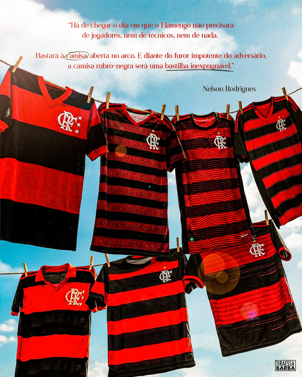 Sempre bom lembrar dessa frase.

FICA TU, Flamengo.