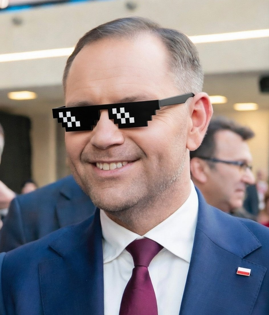 Szach - Mat zardzewiały łbie. Brawo Panie Prezydencie Brawo Panie Gapiński.