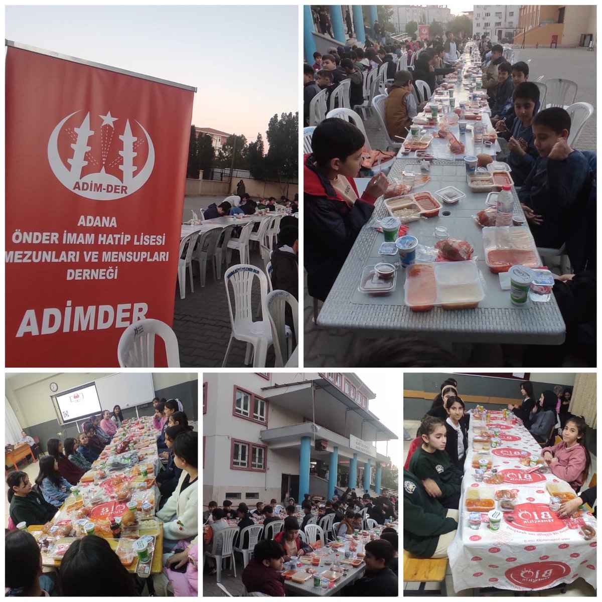 AdimDer01's tweet photo. Maarifin kalbinde Ramazan temasıyla Adana Önder İmam-Hatipliler Derneği ADİM-DER ve Nurettin Topçu İHO idaresi ile birlikte iftar programı düzenledik. İdareci, öğretmen ve öğrencilerimizin katıldığı iftar yemeği programı, Kur'an-ı Kerim tilaveti ve dualarla gerçekleştirildi. https://t.co/iNd1Y9JclH