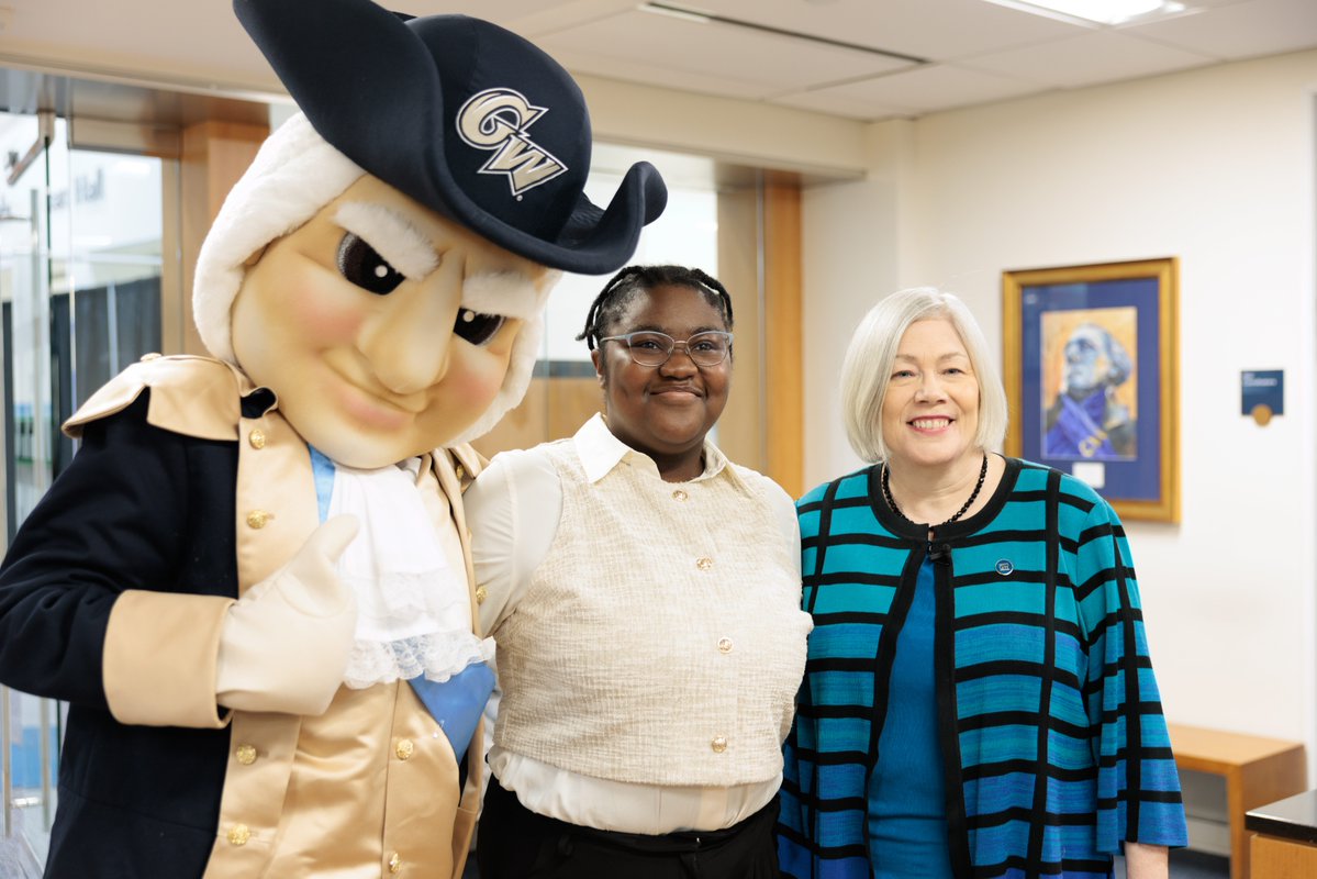 GW University tweet media