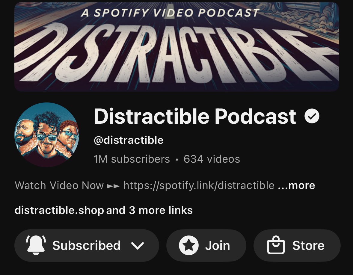 _LOVERiplier_'s tweet photo. DISTRACTIBLE JUST HIT A MILLION SUBSCRIBERS YIPPPPPEEEEEE!!!!!!!!!! https://t.co/svmLYpvLHZ