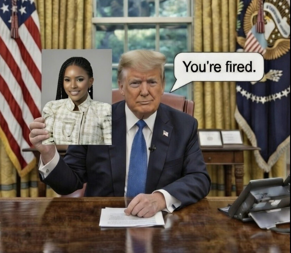 Breaking: Trump reacts to Jasmine Crockett’s Senate defeat, says he’s seen calmer behavior in a Waffle House parking lot.

“People are saying Jasmine lost big. Tremendous loss. Not even close. The kind of loss where the campaign bus starts driving away before the speech is over.