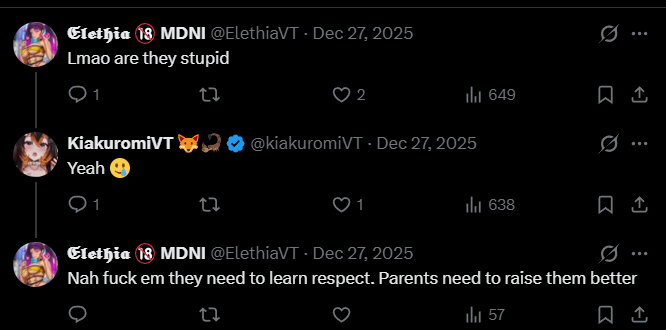 Kuri Rinji's VTuber & Fan Cringe/Drama🌰 tweet media