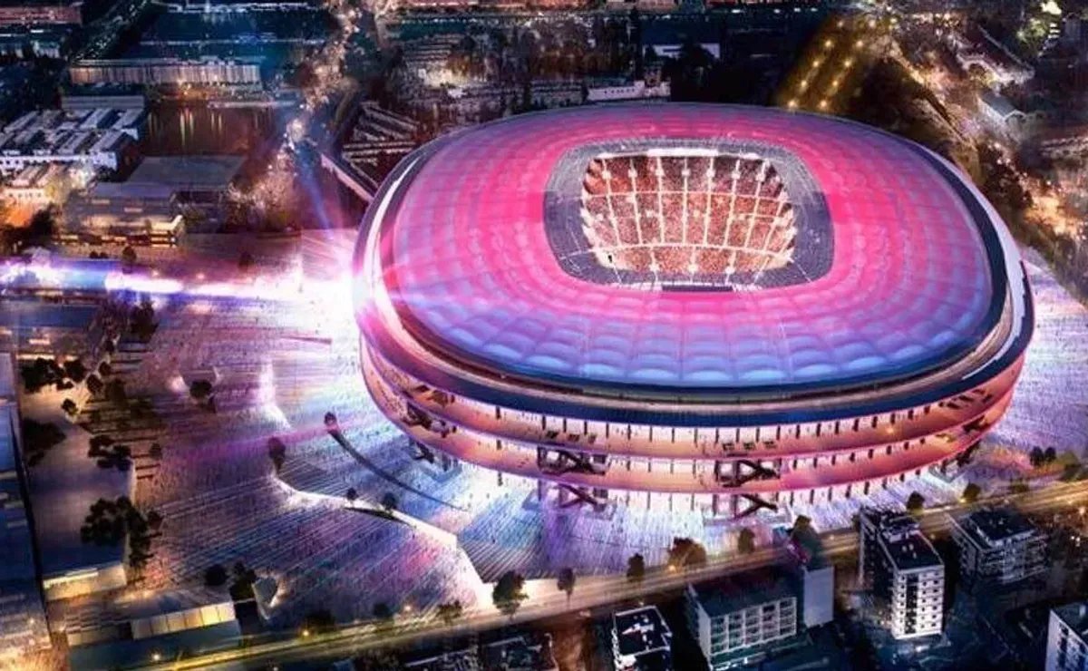 BarcaUniversal's tweet photo. ❗️The Camp Nou will have to be closed for a couple of months to install the roof.

The club have postponed it until the end of next season, in summer 2027.

The final construction is expected to be finalized by September 2027.

— @sport https://t.co/EDOyY89MII