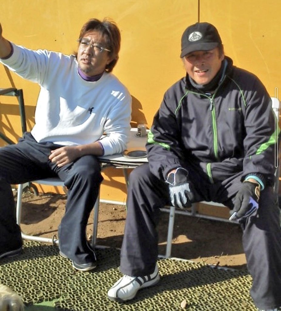 ジャンボ尾崎 さんと #小達敏昭 プロの貴重な2ショット…あ、ジャンボ