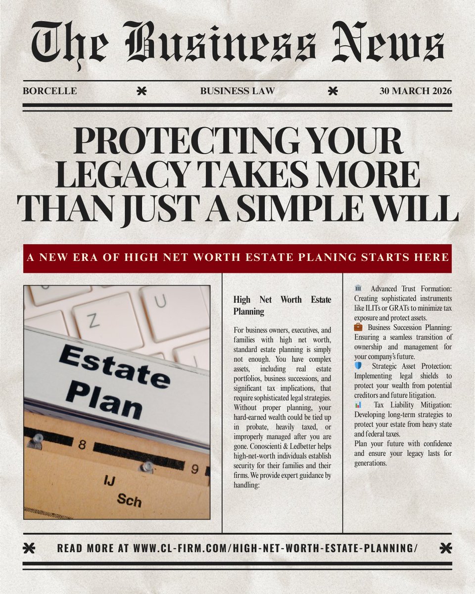 Conoscienti & Ledbetter, LLC tweet media