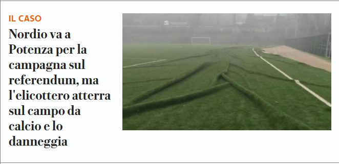 bei tempi quando lollo se limitava a fa fermà i treni, questi l'elicottero di stato, o dei vigili del fuoco, lo pijano pe andà da qualsiasi parte...