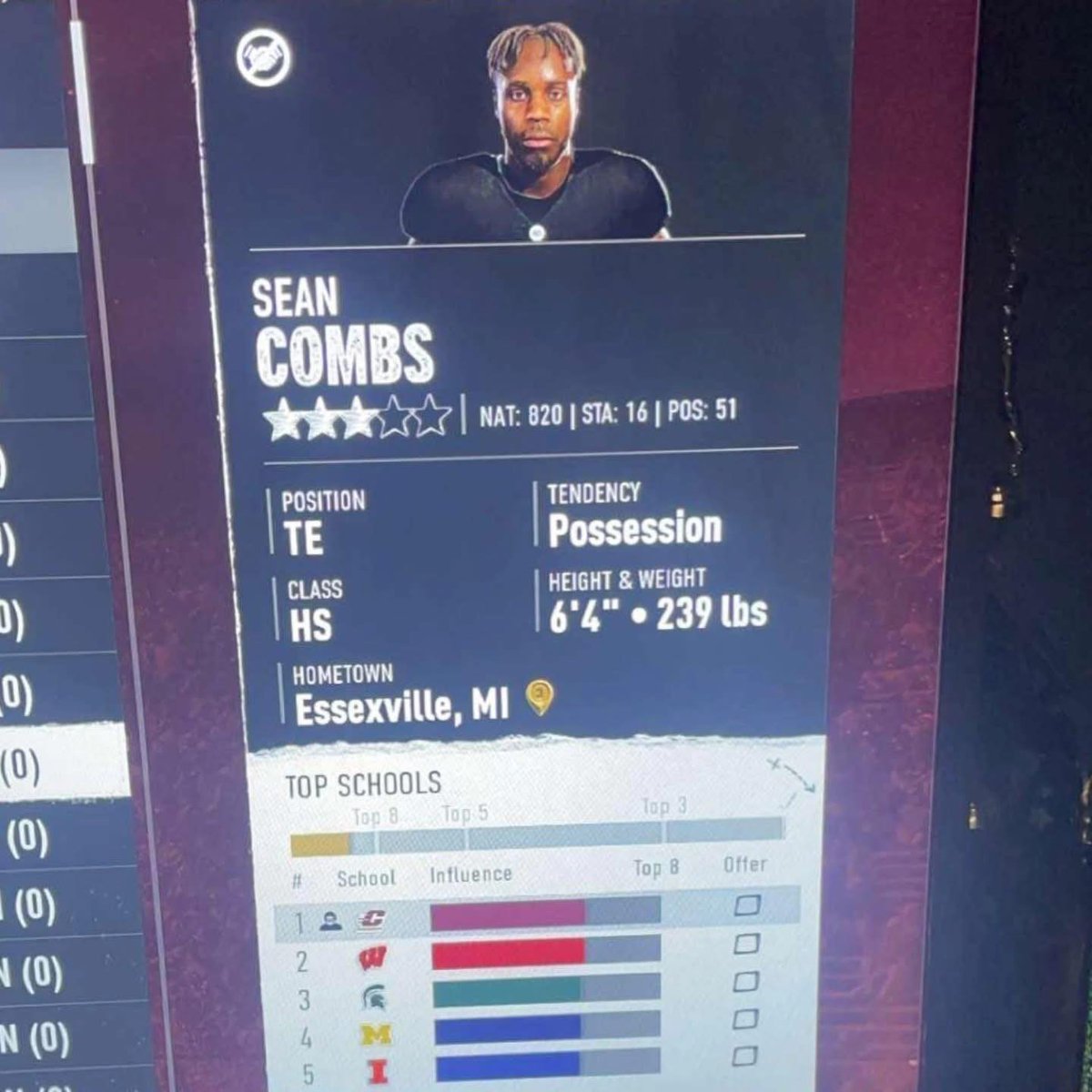 I’m gonna pass on this recruit.