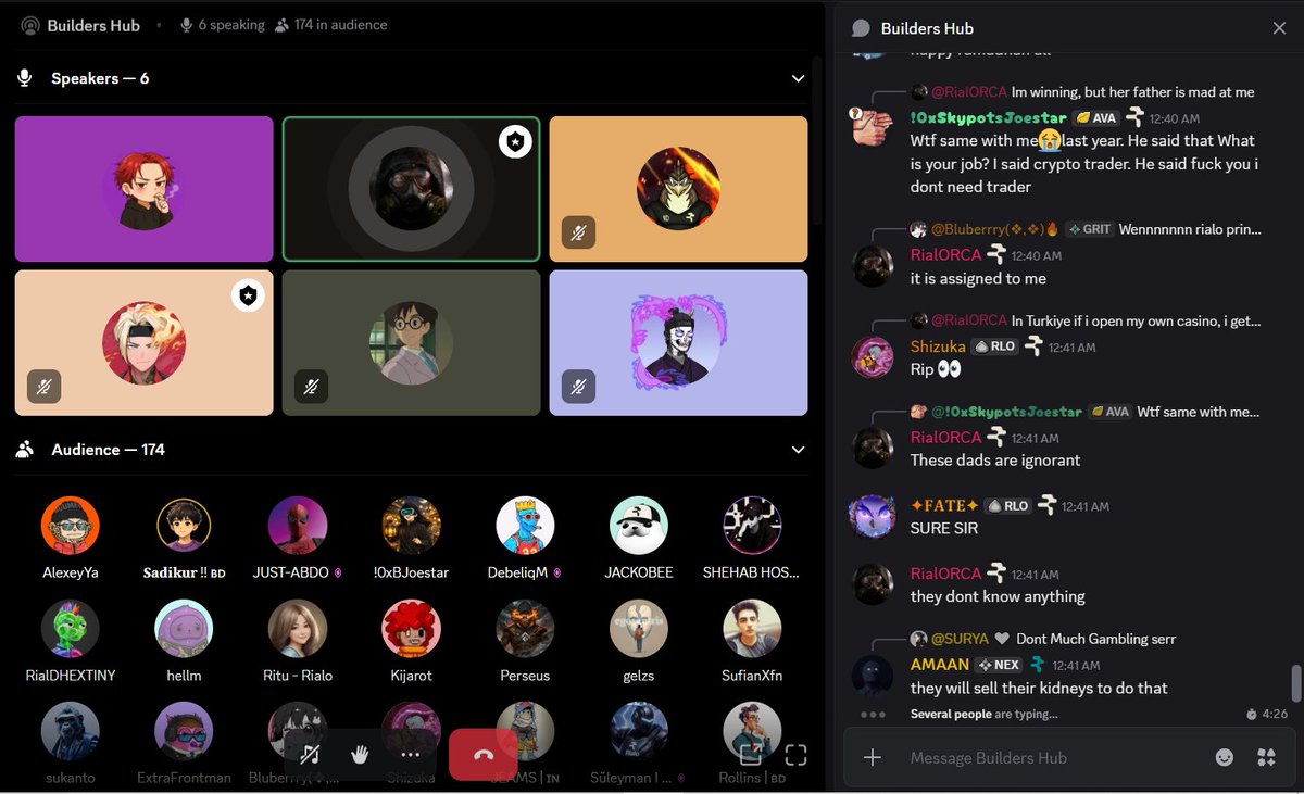 GN grialo go go 
Tonight, Rialo just opened up for builders, and there’s actually a representative from Indonesia in the mix. Rialo’s always on the lookout for new builders to keep the project growing and moving forward. <a href="/RialoHQ/">Rialo</a>