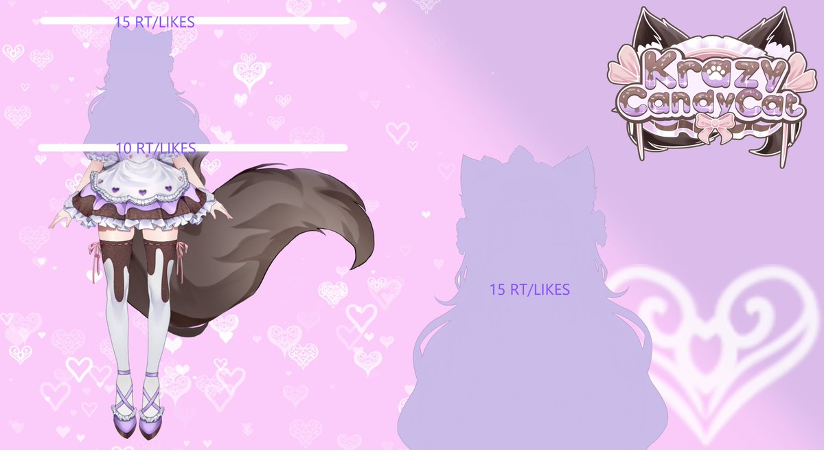 KrazyCandyCat's tweet photo. We are at the last part!! Top and close up are next! 
Tuesday, March the 10th is the debut date!
~15 RT/Likes shows the last part! XD Let's Goooo! 
#ENVtubers #Vtuber #SupportSmallStreamers #ENVtuber https://t.co/6r5EDDaRoQ