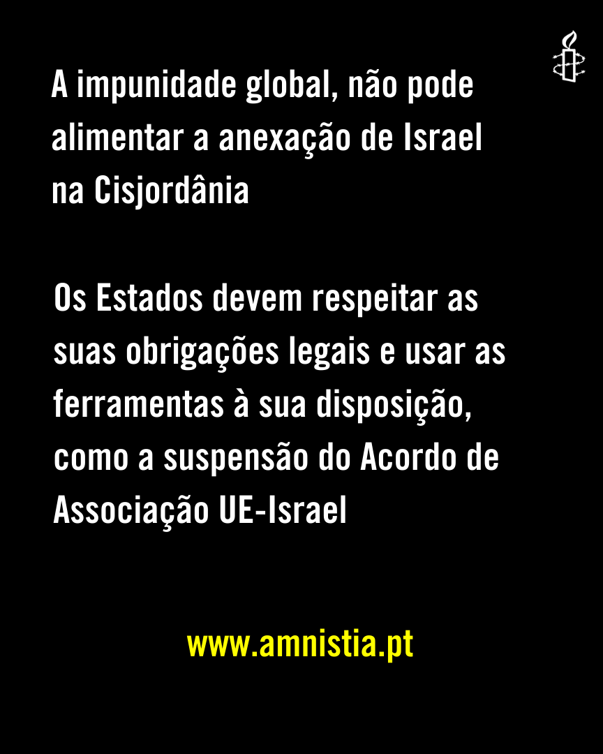 amnistiapt's tweet photo. As #autoridadesisraelitas lançaram uma série de medidas ilegais, deliberadamente concebidas para desapropriar os #palestinianos na #CisjordâniaOcupada, incluindo #JerusalémOriental, e tornar a #anexação do #território uma realidade irreversível.
https://t.co/Ds8E4wfVG3 https://t.co/zLlbrYfitL
