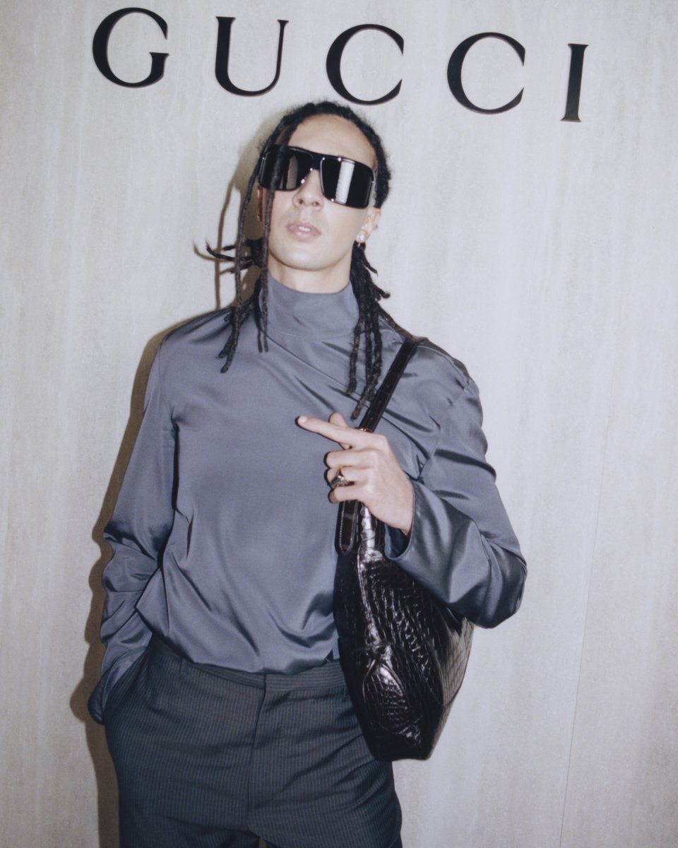 Global Brand Ambassador <a href="/JAYBUMAOM/">JAY BUM PARK</a> and <a href="/GhaliFoh/">Ghali</a> at the #GucciPrimavera fashion show in Milan. #JayPark #Ghali