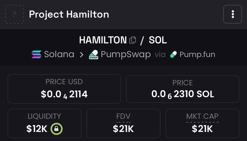 5QPCDixhqf9Q4NPuX2cw9zx3VD78zorxQrZB6xDCpump

Debt (35kk ath bonk)

Hamilton ATH? I don’t know, but wait millions mc

x.com/0xd3bt/status/…