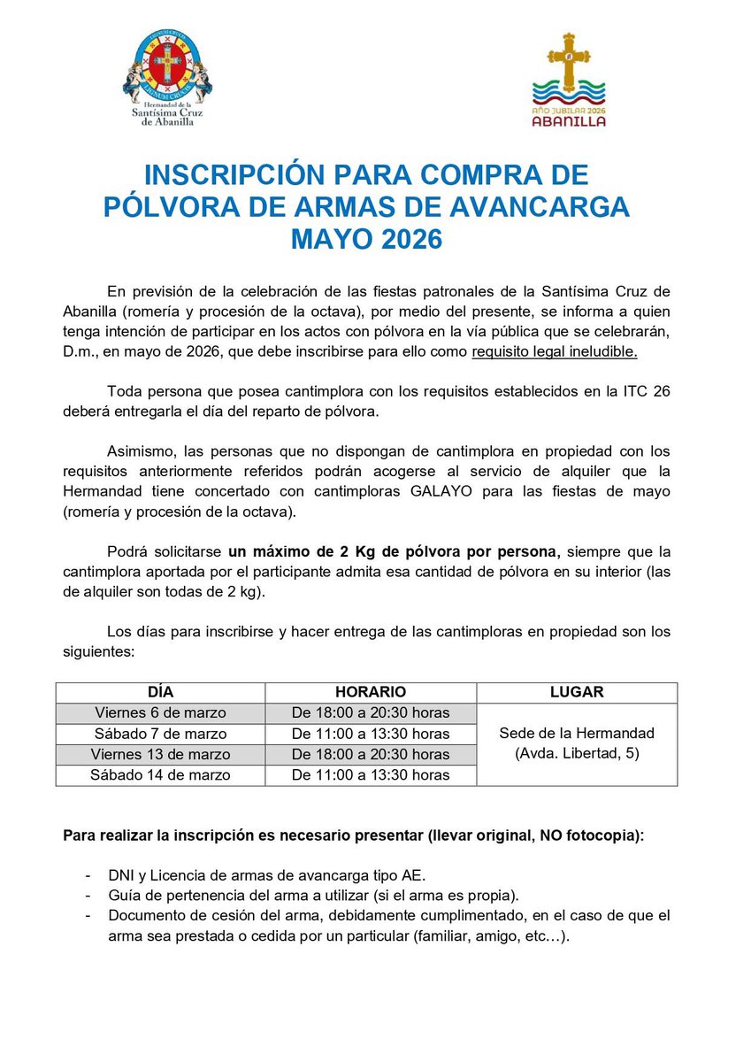 Hermandad de la Santísima Cruz tweet media