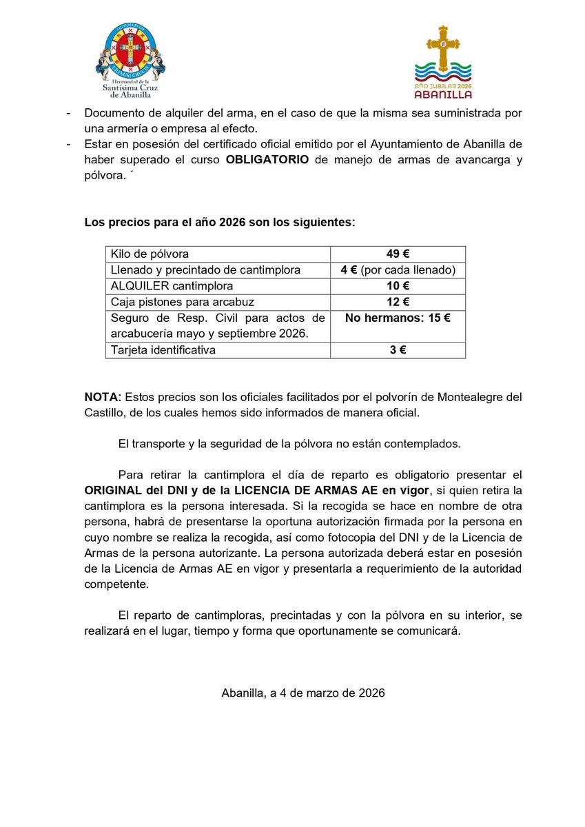 Hermandad de la Santísima Cruz tweet media