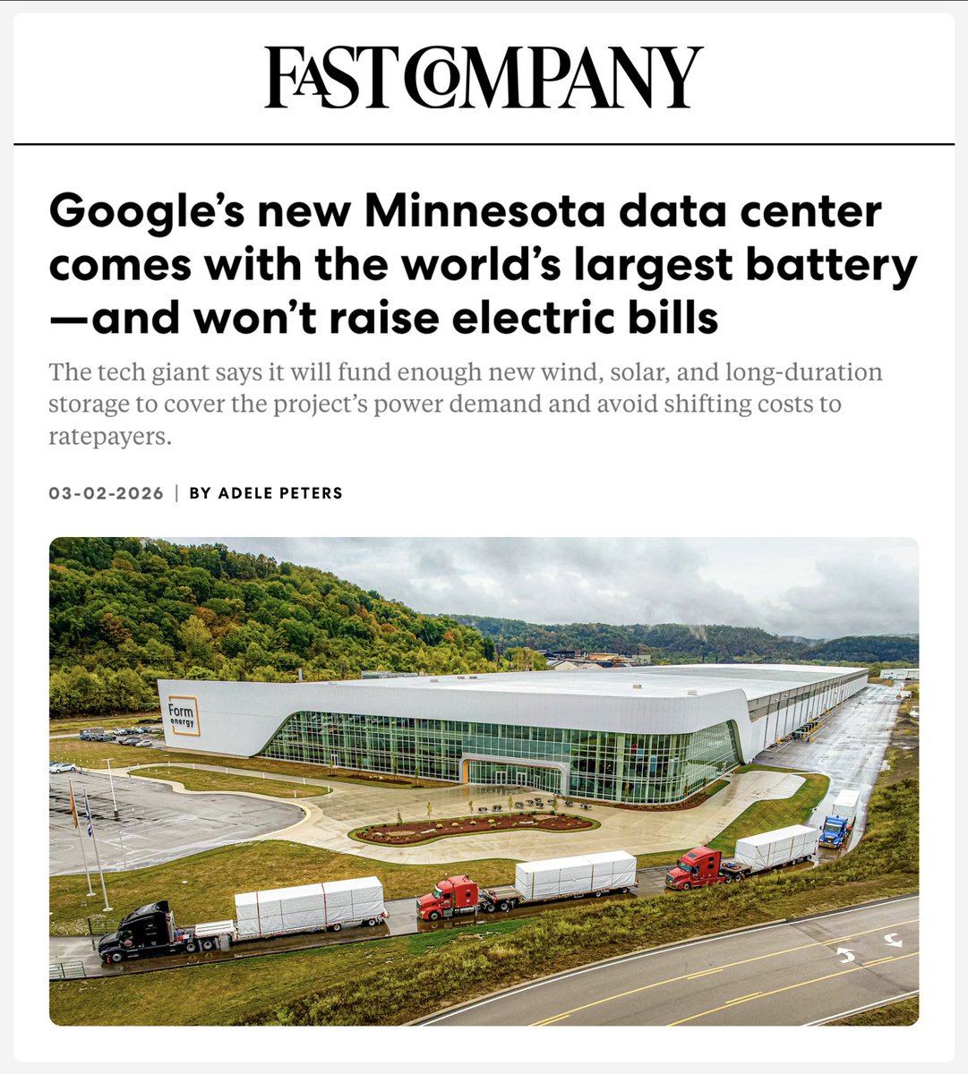 Form Energy tweet media