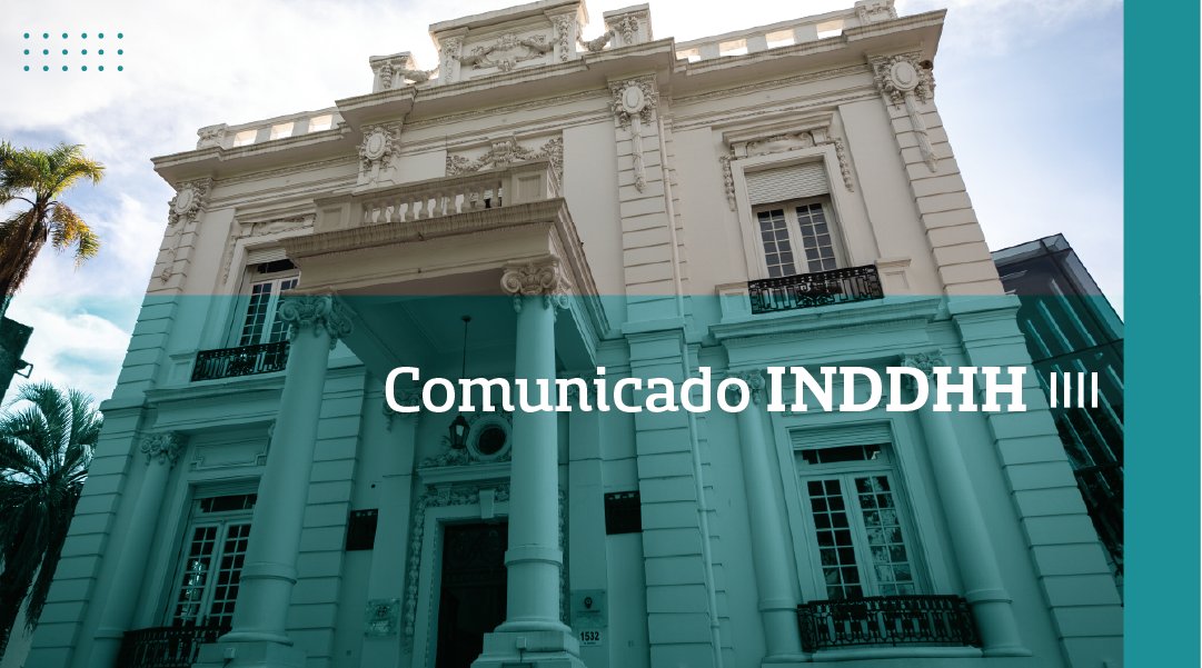 INDDHH y Defensoría del Pueblo tweet media