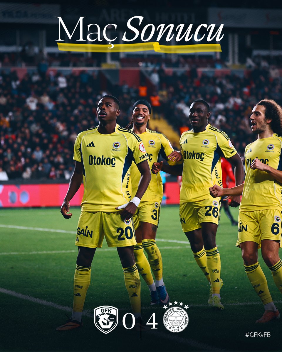 Ziraat Türkiye Kupası'nda çeyrek finaldeyiz! 💪

#GFKvFB