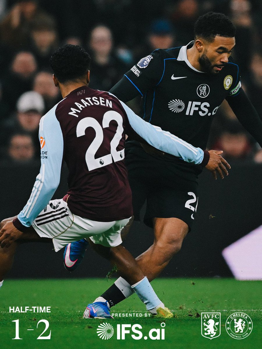 iBPass1's tweet photo. An intense first half from Chelsea. The team has played with purpose, and the goals rightly crowned their efforts — a well-deserved comeback. João Pedro’s form is outstanding, and that was a clever piece of play from Garnacho. 💙

#CFC #AVLCHE https://t.co/p8iWHQLqUx