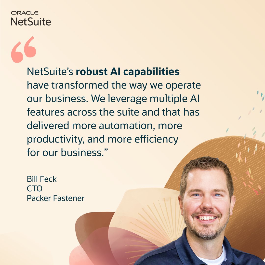 MORE automation. MORE productivity. MORE efficiency. That's the power of #AI in <a href="/NetSuite/">NetSuite</a>. social.ora.cl/6015hANzD