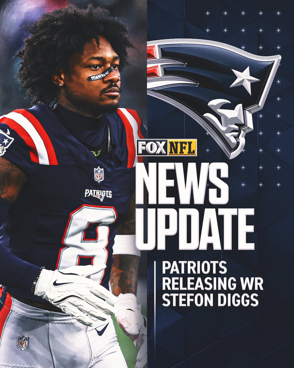 The #Patriots are set to release WR Stefon Diggs after the start of the league year, per multiple reports.