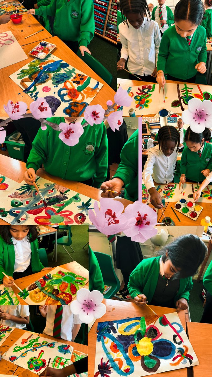 SJLCARDIFF's tweet image. 🎨🖼️🎨 Celf gan local artist Catrin Williams a Blwyddyn Tri a Pedwar! Hyfryd Iawn! 🎨🖼️🎨 #ExpressiveArtsSJL #Cynefin #Ethical #Creative @SJLCARDIFF #WelshHeritage