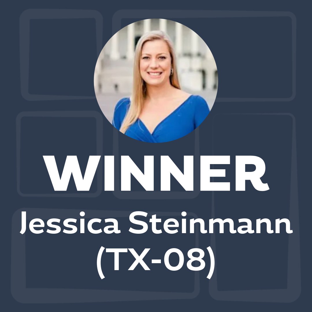 WinWithAlamo's tweet photo. Congrats to @jhartsteinmann on winning the Republican Nomination in TX-08! 

We were proud to partner with @WinningForWomen Action Fund in this race. 🇺🇸 https://t.co/InZ40e4AJ7