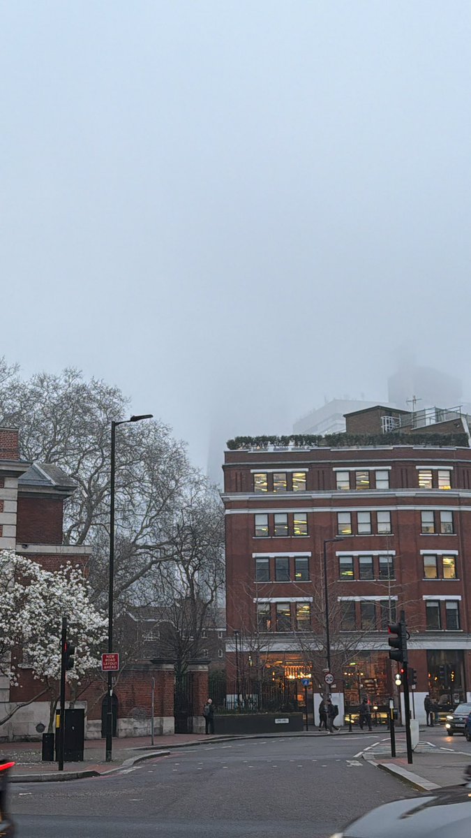 CatarinaLA's tweet photo. @TheSnowDreamer I live close to the Shard and it’s completely gone 😂 can barely make out the outline https://t.co/pd23CYRxp5