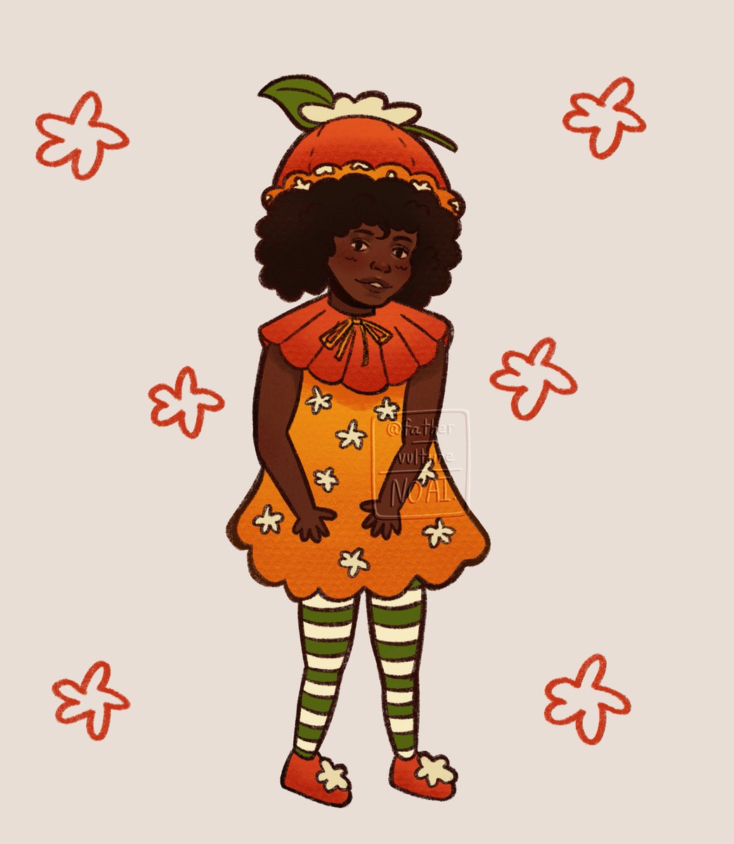 father_vulture_'s tweet photo. Orange blossom 🍊🌸
#strawberryshortcake #orangeblossom #fanart https://t.co/gBoa6dmj87